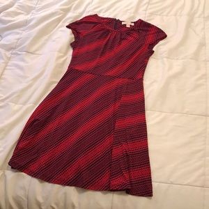 Michael Kors red/dotted summer dress. Size Small